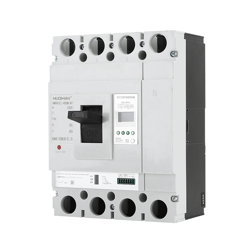 Nuomake 400A AC400V 55ka LCD Molded Case Residual Current Circuit Breaker Manufacturers Wholesale MCCB