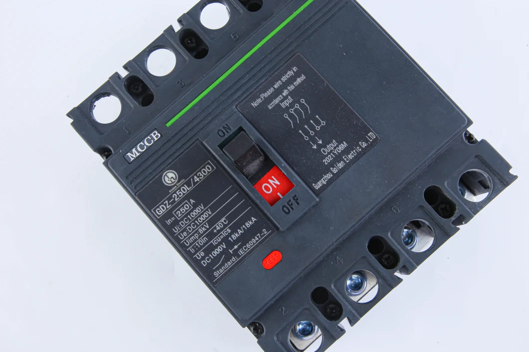 3p 700V 4p 1000V DC Switch Moulded Case Circuit Breaker MCCB for Solar System