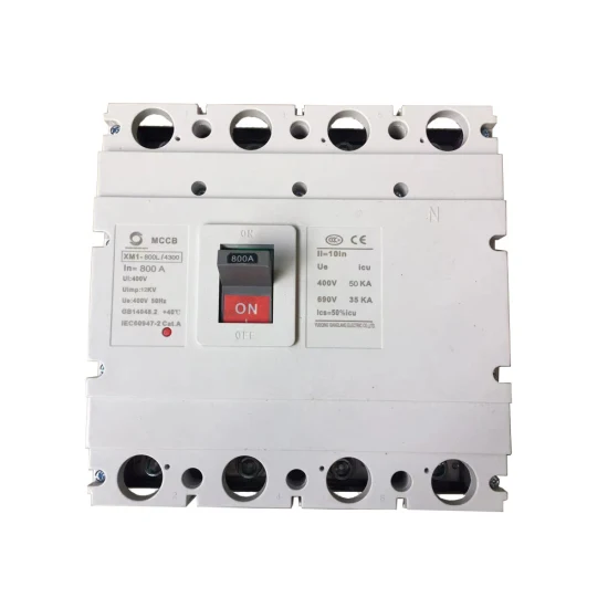 CE Certificate Xm1-800L/4300 400V Moulded Case Circuit Breaker 4poles 800A AC MCCB